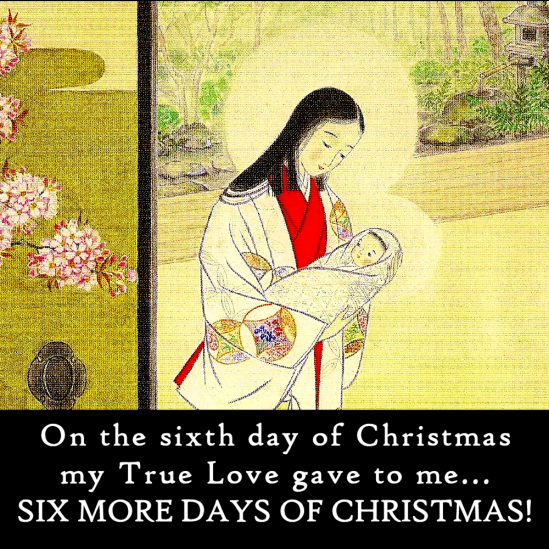 Refill that eggnog! Pour out more wassail! Keep up the caroling! It's not over until the Magi bring their gifts on January 6th!