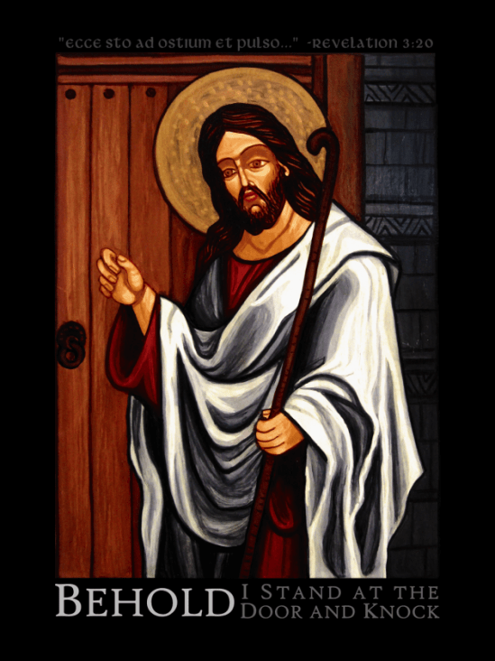 JesusAtDoorCardSample